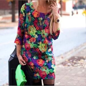 Anthropologie Dress Floral Size XS • BLOGGER FAVORITE •